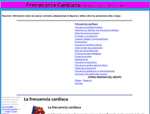 Tablet Screenshot of frecuencia-cardiaca.com